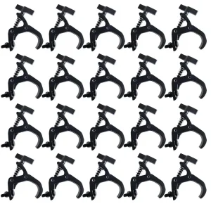 20 Pz/lotto Luci Da Palcoscenico In Alluminio Ganci Luci Da Palcoscenico Traliccio Par Fascio di Luce Ganci Club Morsetto Per Appendere Attrezzature Per DJ Da Discoteca Professionale