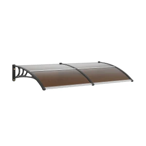 SucceBuy Baldacchino per porta finestra 3 dimensioni UPF 50+ Tendalino per finestra d’ingresso in policarbonato Tendalino per porta anteriore per tapparella parasole