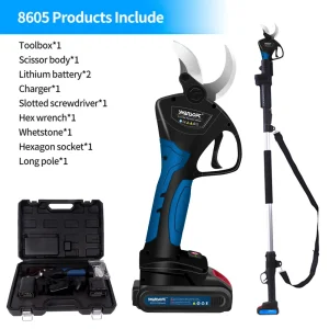 2AH 4 Gear Cordless Potatore Cesoie Efficiente Albero da Frutto Bonsai Potatura Elettrico Rami di Albero Taglierina Per Makita Batteria