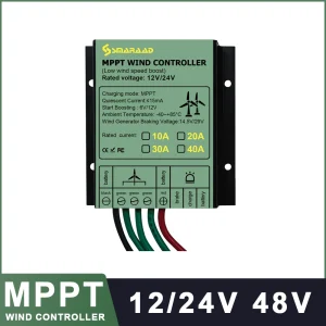 SMARAAD Generatore eolico MPPT Controller 12V 24V 48V Impermeabile MPPT Raddrizzatore Regolatore di carica del freno