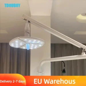 TDOUBUY Lampada senza ombre 36W Illuminazione chirurgica a LED versatile a parete per procedure dentali, cosmetici e veterinari