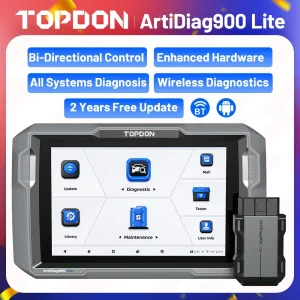 Scanner Wireless TOPDON ArtiDiag900 Lite OBD2 tutti i sistemi strumento di scansione diagnostica bidirezionale aggiornamento gratuito controllo bidirezionale