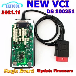 PIÙ NUOVO V2021.11 Singola Scheda PCB TCS Multidiag Pro TCS Auto/Camion 2017 R3 Chiave Libera BT4.3 Strumento Diagnostico Wireless