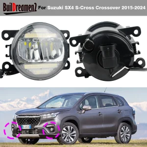30W H11 auto sinistra + destra LED fendinebbia DRL guida accessori lampada 2 pezzi per Suzuki SX4 S-Cross Crossover 2015-2024