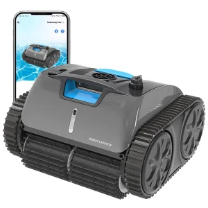 Robot Aspirapolvere per Piscina C1PRO Pulitore per Piscine Senza Fili Ricaricabile Pulizia Automatica di Pareti e Sfondo 150 Minuti