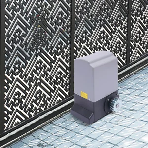 Kit di sicurezza per motore automatico per cancello scorrevole elettrico da 550 W 1200 kg + 6 rack per ingranaggi