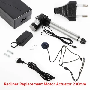 Motore attuatore lineare elettrico DC 24V 600KG 38-61cm motore di ricambio reclinabile 6000N spinta