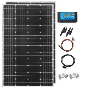 Pannello solare rigido in vetro 19.8V 200W cina 26.4V 200W 400W pannelli solari impermeabili monocristallini ricarica 12V campeggio/casa/RV CE  Rigid Solar Panel