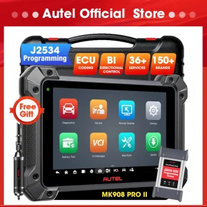 Strumenti diagnostici Autel MK908PRO II MK908 PRO 2 Scanner OBD2 automobilistico J2534 Strumenti di programmazione ECU PK MK908S PRO