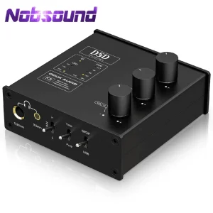 Nobsound K5 Mini ESS9038Q2M USB DAC Convertitore audio ottico D/A Amplificatore per cuffie DSD256