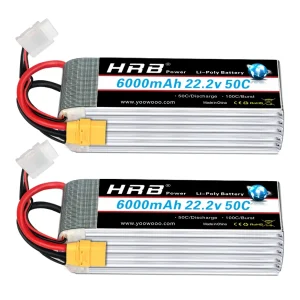 Batteria Lipo HRB 6S 6000mah XT60 XT90 EC5 50C 22.2V Batteria Lipo RC per Quadcopter Aereo Auto Camion 500 600 Elicottero