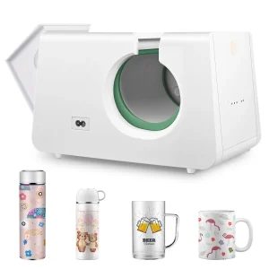 Pressa di calore automatica per tazze Pressa per tazze portatile a sublimazione di trasferimento da 10-11 once Pulsante one-touch come regali per compleanni