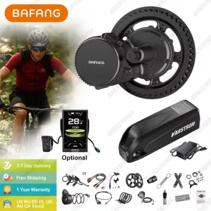 Bafang 750W Motore BBS02B BBS02 Kit di conversione Ebike Bicicletta elettrica Motore Mid Drive 48V 52V 20Ah Hailong Kit batteria 68mm