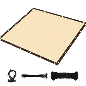 Ombra panno 90% tessuto parasole Privacy schermo ombra copertura con occhielli Patio baldacchino ombra rete per giardino Pergola esterna