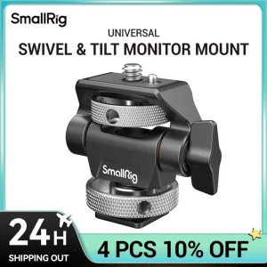 Supporto per Monitor a sgancio rapido SmallRig morsetto per fotocamera supporto per Monitor regolabile girevole e inclinabile con supporto per scarpe fredde/ARRI/NATO
