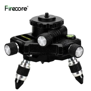 FIRECORE Treppiede a Livello Laser Rotazione Regolabile Interfaccia 1/4″ Staffa di Supporto in Metallo/Magnetico штав для лазluk у gureн