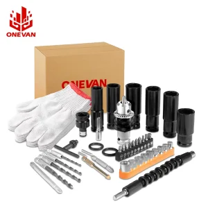 ONEVAN 14/17/18/19/21/22 MILLIMETRI Universale Presa Comune U Wobble Presa Adattatore di Estensione 44 Pz Set Per Impact Chiave kit di accessori