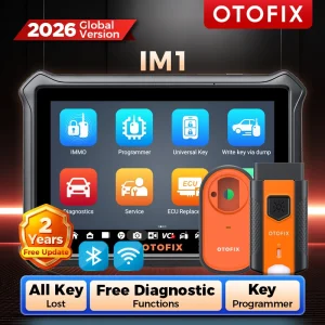OTOFIX IM1 Chiave per auto Strumento di programmazione FOB Strumento di scansione diagnostica per tutti i sistemi Programmatore di chiavi automatiche Funzione IMMO Strumento chiave Aggiornamento di 2