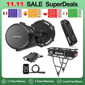 [Consegna in [3 giorni] Potente motore centrale Bafang 48 V 750 W BBS02B Kit di conversione Ebike per BB 68-73mm 100mm Velocità massima 45 km/h