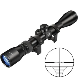 Cannocchiale da Caccia 3-9X40 con Telemetro Integrato, Reticolo Mil Dot per Balestra, Mirino Ottico
