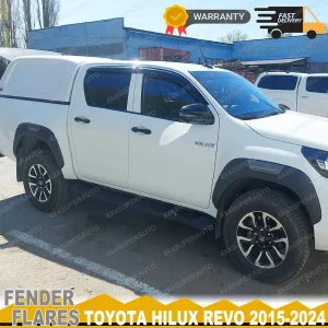 Parafanghi grigi per Toyota Hilux 2023 Revo Rocco 2015-2024 6 “Estensioni arco ruota Parafanghi Auto Accessori ricambi auto
