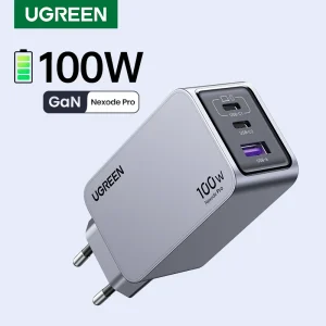 UGREEN 100W GaN Charger caricatore USB C QC4.0 3.0 ricarica rapida per Macbook Laptop Tablet PD caricabatterie rapido per iPhone 15 14 13 Pro
