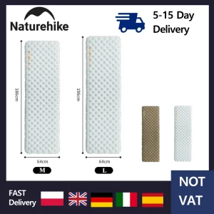 Materasso gonfiabile da campeggio Naturehike R 5.8 Tenda pieghevole portatile ultraleggera per dormire Tappetino da spiaggia per escursionismo da viaggio all’aperto