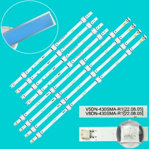Striscia di retroilluminazione a LED per TV da 43 “UN43J5200 UN43J5290 V8DN-430SMA-R0 UN43T5300 UA43N5380 UE43N5300 UE43N5000 UA43N5100 UA43J51SW