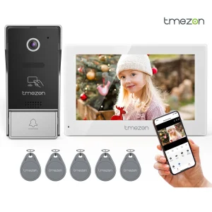 Sistema citofonico touch screen da 7 pollici Tuya APP 1080P wireless Wifi Smart Video citofono con campanello cablato per la casa
