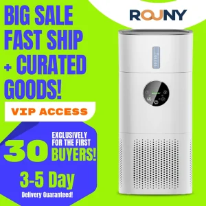 Purificatore d’aria 2 in 1 con umidificatore combinato per allergie domestiche e peli di animali domestici, fumanti in camera da letto, filtro HEPA vero H13, bianco