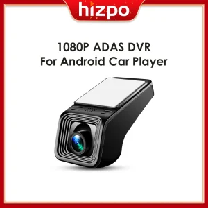 Hizpo Car Dash HD 1080P ADAS USB Telecamera DVR anteriore per lettore GPS Android Guida videoregistratore digitale Versione notturna Nessuna scheda SD