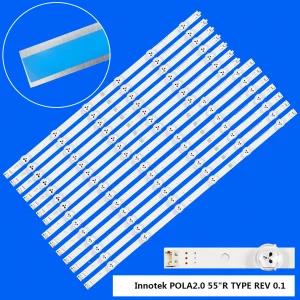 Striscia di retroilluminazione a LED per 55LA6200 55LA6134 55LA616V 55LA620S 55LN613S 55LN575S 55LN540R 55LN5404 55LN575V 55LA6150 55LN6108