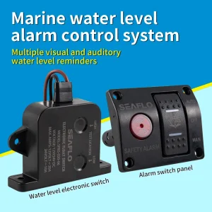 Accessori per rilevamento allarme pompa di sentina sistema di allarme automatico pannello interruttori rilevamento livello acqua marina