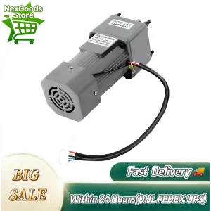 Motori a ingranaggi da 90W 220V, motori a velocità controllata 90-1650 giri/min, motori a ingranaggi con regolatori di velocità, facili da usare e montare