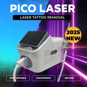 Professionale 3000W Nd Yag Picosecond Laser Tattoo Removal Machine 1064nm 532nm 1320nm Picosecond neodimio Q Switch sopracciglio
