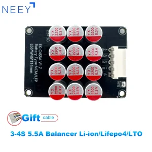 NEEY 5.5A 4S Equalizzatore attivo Bilanciatore Celle Bilanciatore Lifepo4 Lipo LTO Batteria Condensatore di energia Confezione al litio BMS Accessori
