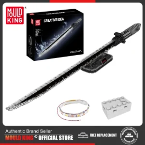 Stampo Re 10138 Star Plan Giocattoli Il Darksaber Building Block Assemblaggio Set di mattoni luminosi Educativi Regalo di Natale per bambini