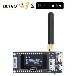 LILYGO® Paxcounter LoRa V2.1_1.6.1 ESP32 433/868/915MHZ scheda SD OLED da 0.96 pollici modulo WIFI Bluetooth misurazione flussi passeggeri