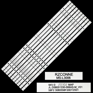 Striscia di retroilluminazione a LED per K58DLX11US ST-6040U RT58 CX58D05-ZC62AG-02 HL-00580A30-0501S-04 A0 JL.D 58051330 -006AS-M_V01 58F2