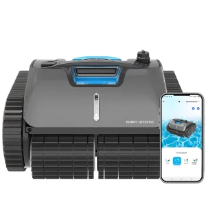 Pulitore per piscine Robot robotici per piscine Robot C1PRO Lavaggio parete Linea d’acqua Pavimento Max. 150 ㎡   Pulitore robotico per piscine senza fili 65W 4600mAh