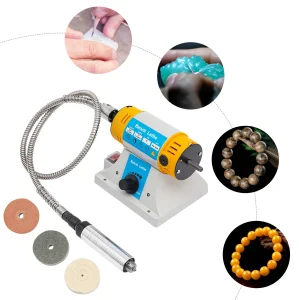 Lucidatrice da Banco Multifunzione 220V, Macchina Lucidatrice da Banco, Lucidatrice per Gioielli