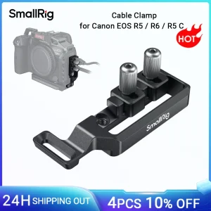 Morsetto cavo SmallRig per USB-C per Canon R5 / R6 / R5 C Cage 2982/3464 e R6 Mark II Camera Cage 4159 -2981B