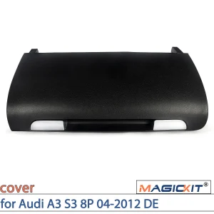 MAGICKIT coperchio della scatola di immagazzinaggio vano portaoggetti coperchio della porta per Audi A3 S3 8P 2004-2012 DE accessori per auto