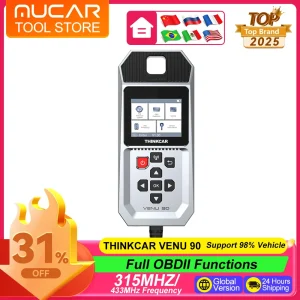 THINKCAR VENU 90 Strumento Diagnostico TPMS per Pressione Pneumatici Programmazione Sensori Attivi 315MHz/433MHz Apprendimento Sensori Per 689BT VO7S 892BT