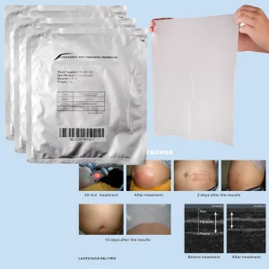 Membrana antigelo maschera Film grasso Anti raffreddamento Gel Pad crio Therapy Paper Pad per Cryo Machine