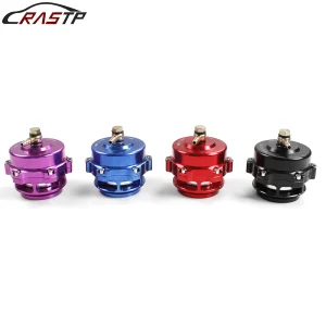 RASTP-CNC BOV della valvola di scarico di stile 50mm di alta qualità genuino con la flangia della v-banda con il logo RS-BOV027