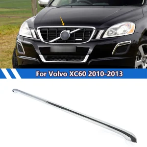 Magickit Griglia Anteriore Modanatura Superiore Trim Striscia Per Volvo XC60 2010 2011 2012 2013 Striscia Decorativa Cromata sostituire per 31290998