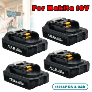 Powtree per Makita BL1830 18V 3000mAh sostituzione batteria utensili elettrici BL1815 BL1840 LXT400 194204-5 194205-3 194309-1