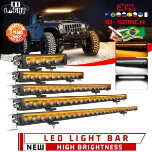CO LIGHT LED Light Bar 52 pollici 60,000LM DRL Spot Flood Combo Beam Driving Off Road Fog Work per Truck Pickup ATV UTV SUV 12V 24V