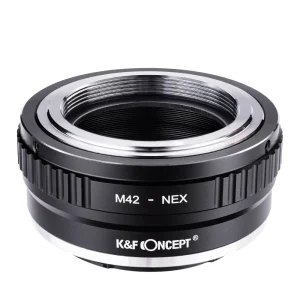 K&F CONCEPT M42-NEX Adattatore per Obiettivi M42 su Sony E-mount per Fotocamere Sony NEX E-mount NEX3 NEX5n NEX5t A7 A6000